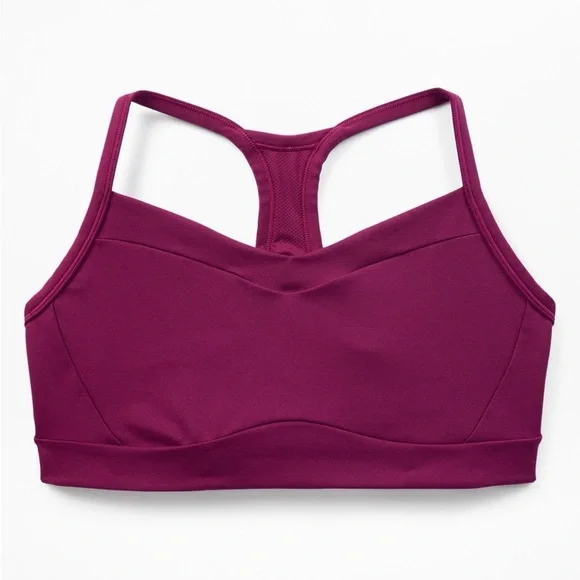 NWT Athleta Vital D-DD Sports Bra in Plum in Size M - Picture 3 of 8
